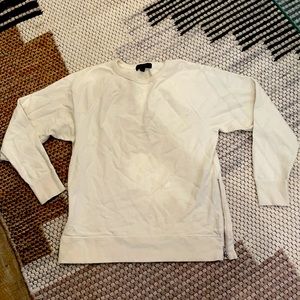 J. Crew cream colored crew neck sweater